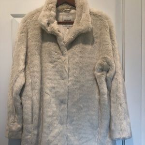 Madewell faux fur coat